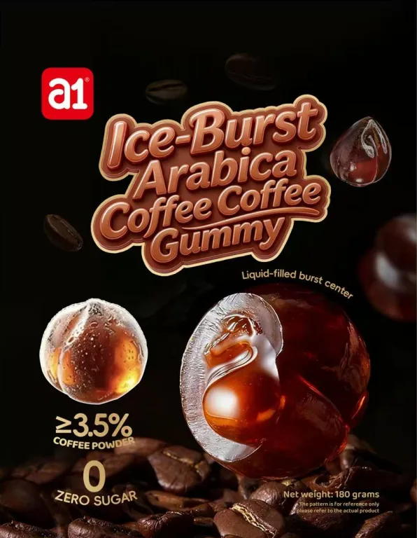 Ice-Burst Arabica Coffee Gummy