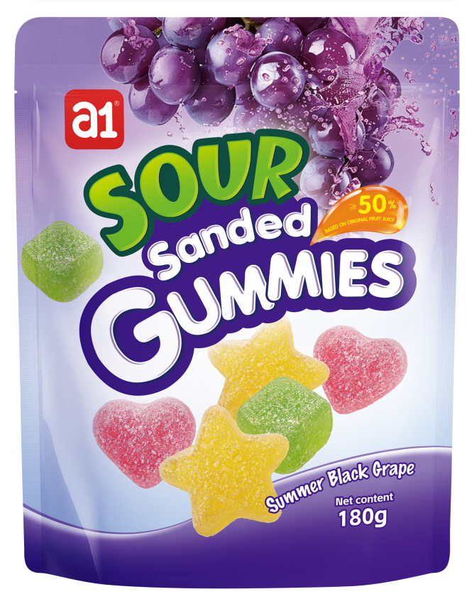 Sour Sanded Gummy (Grape)
