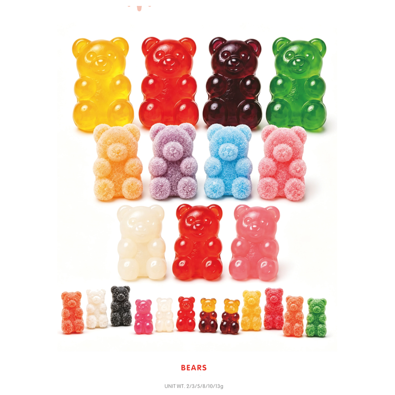 Gummy Bears Mixed Sizes