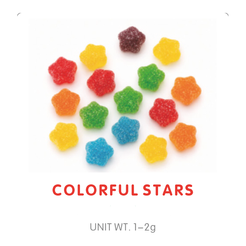 Colorful Star Gummy Candy