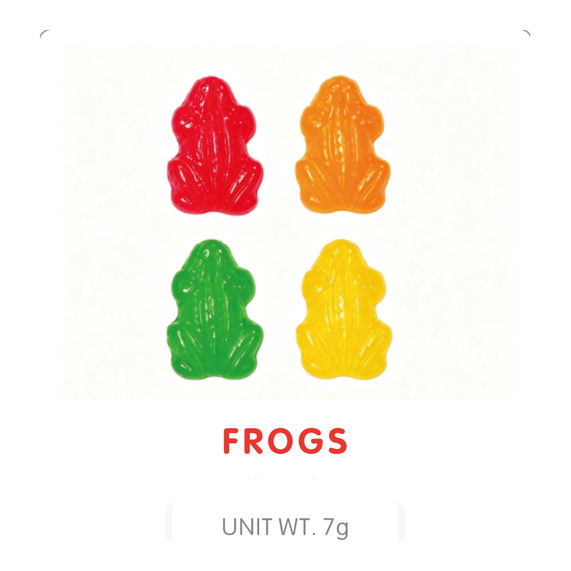 Frog Shaped Gummy Candy