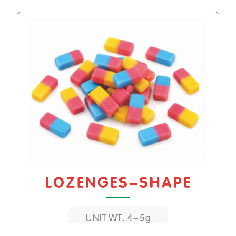 Lozenges Shape Gummy Candy