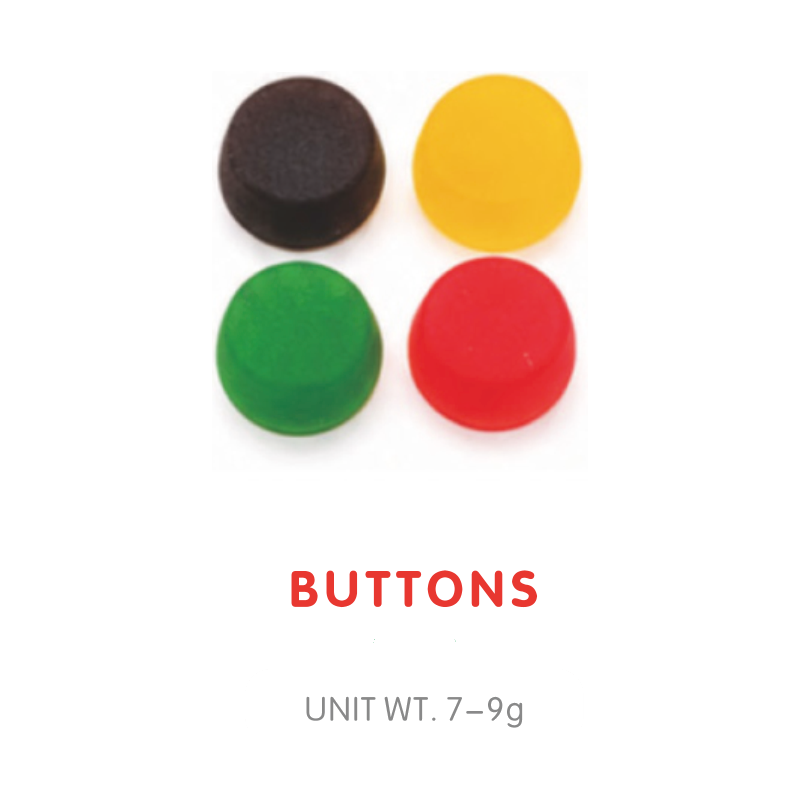 Button Shaped Gummy Candy