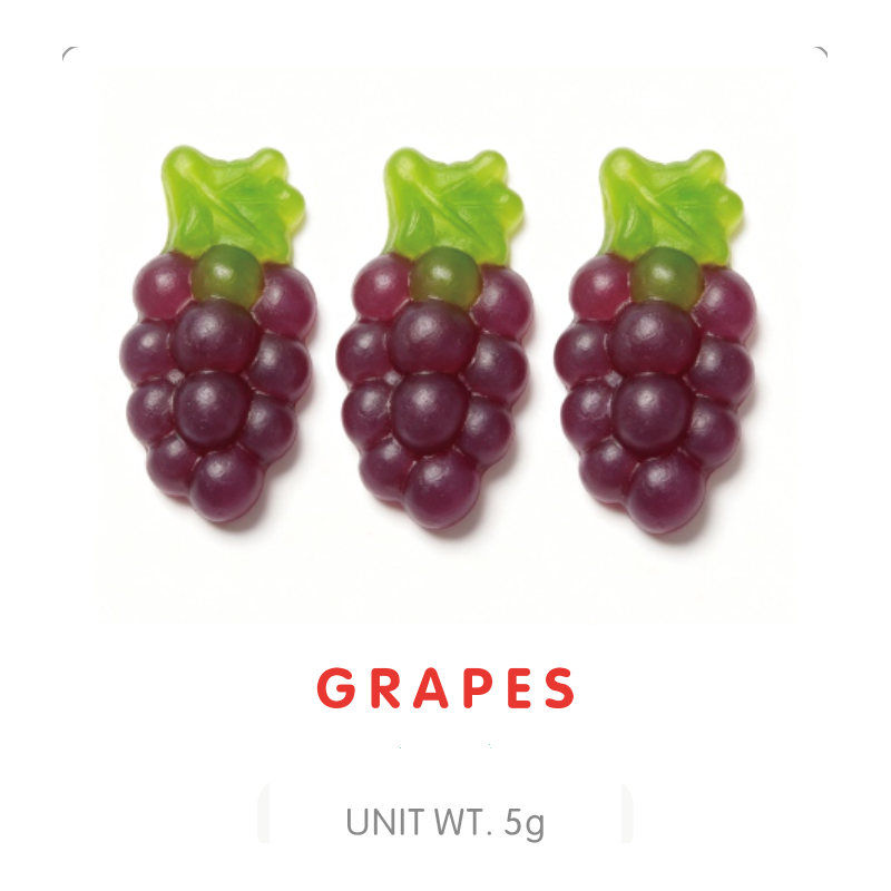 Grape Shaped Gummy Candy
