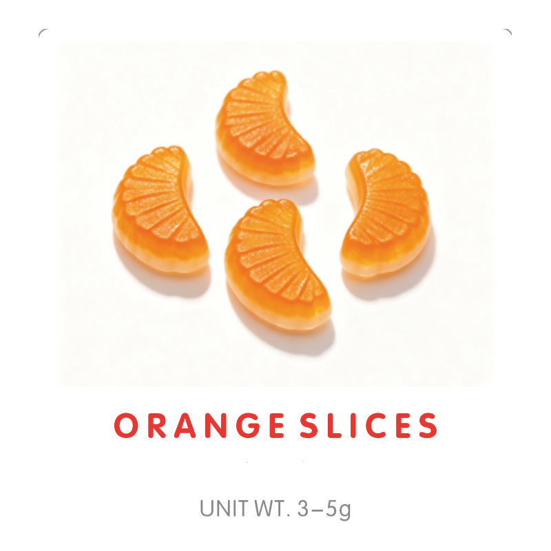 Orange Slices Gummy Candy