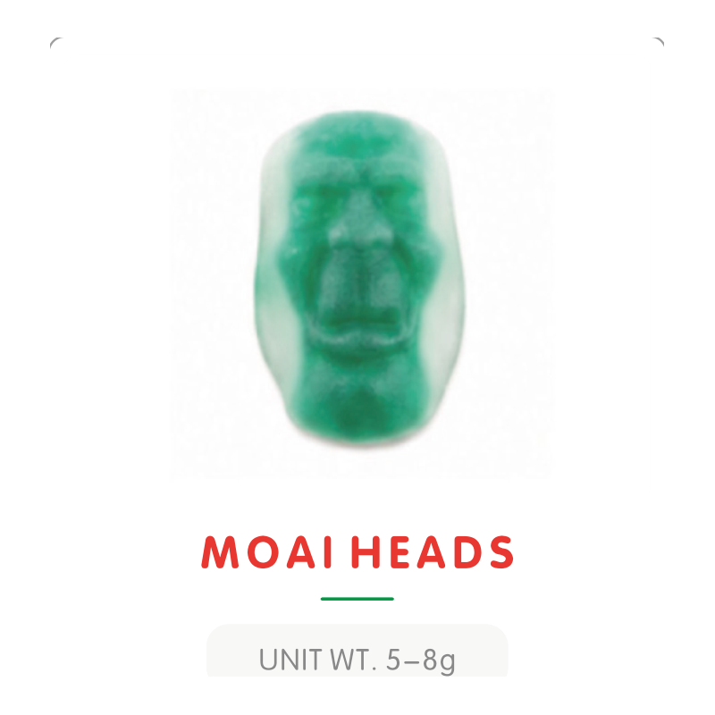 Moai Head Gummy Candy