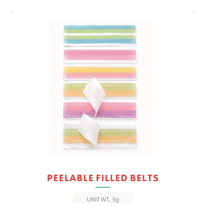 Peelable Filled Belt Gummy Candy