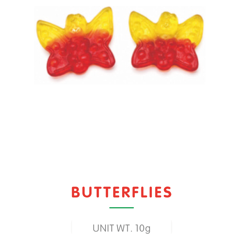 Butterfly Shaped Gummy Candy