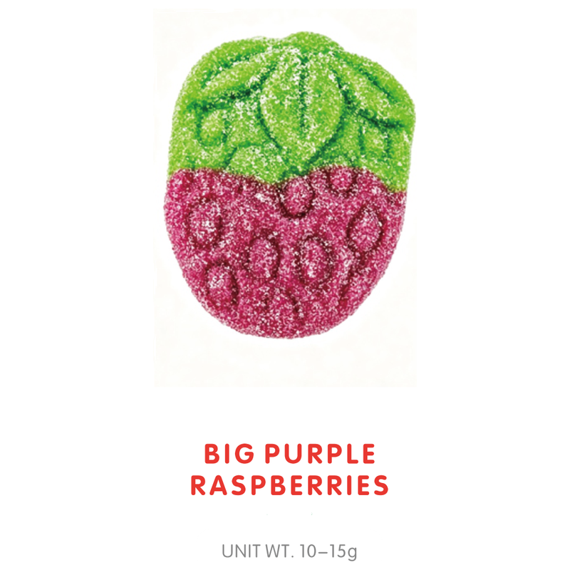Big Purple Raspberry Gummy Candy