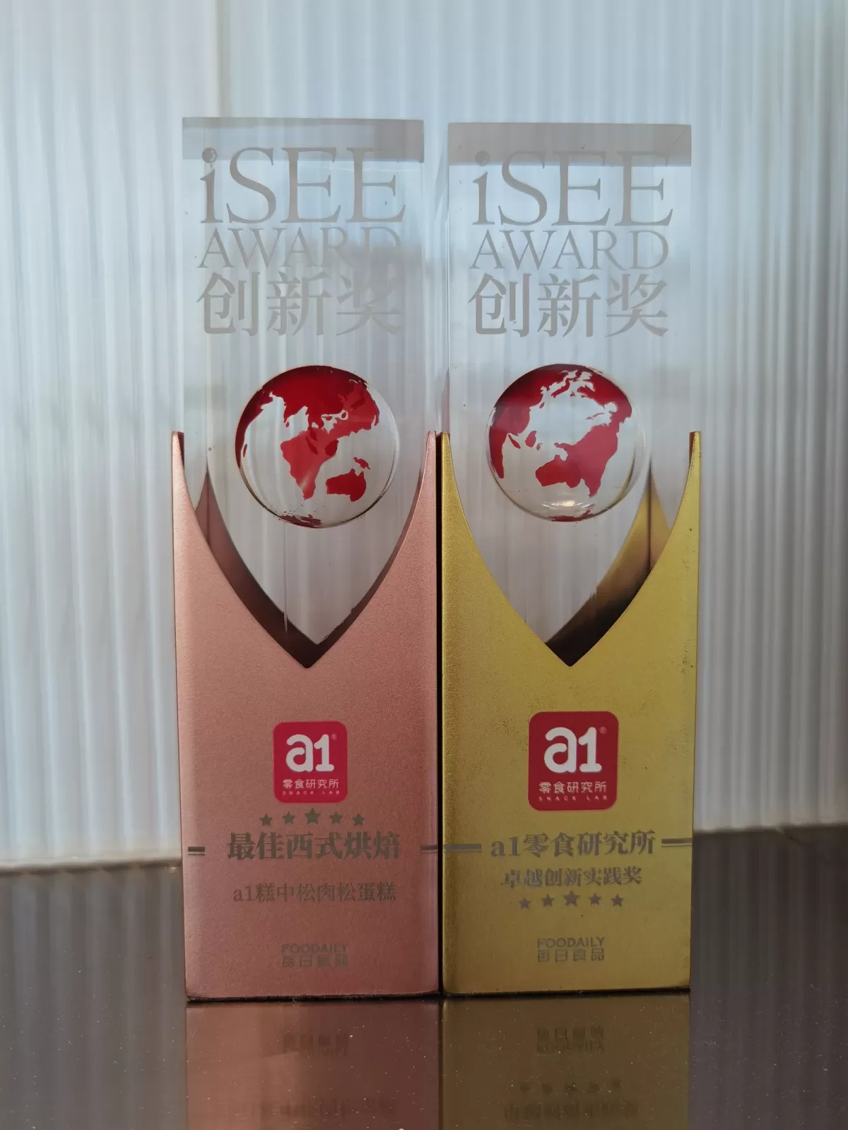 a1 receiving the 2021 iSEE Innovation Award — documented stability is what keeps a winning line listed