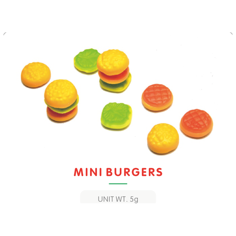 Mini Burger Gummy Candy