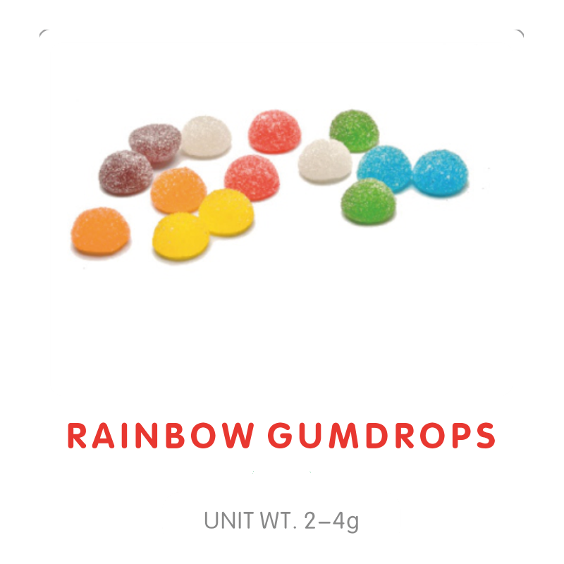 Rainbow Gumdrop Gummy Candy