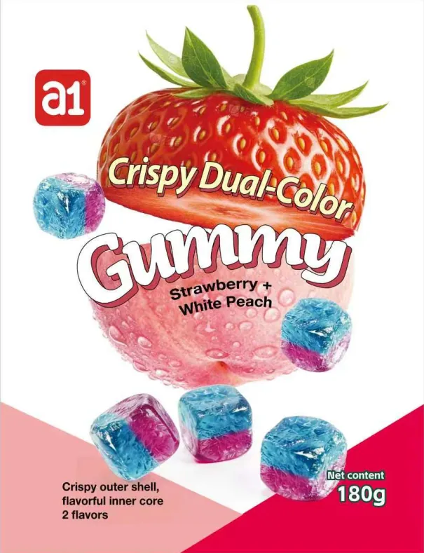 a1 collagen-positioned gummy concept — lifestyle positioning, claim wording per market