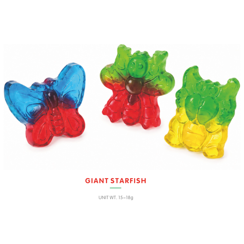 Giant Butterfly Starfish Gummy Candy