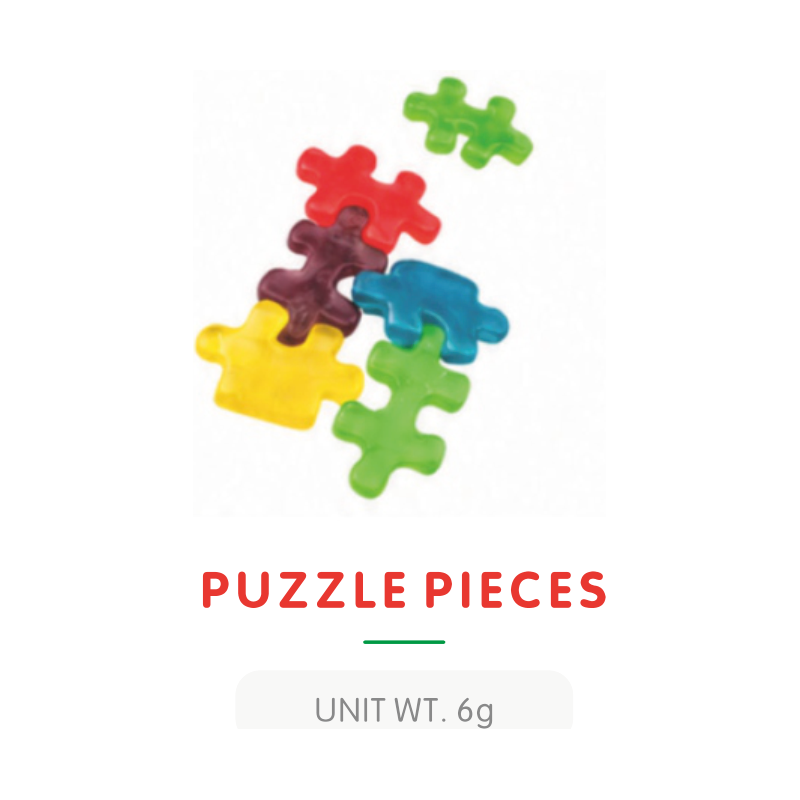 Puzzle Piece Gummy Candy Assorted