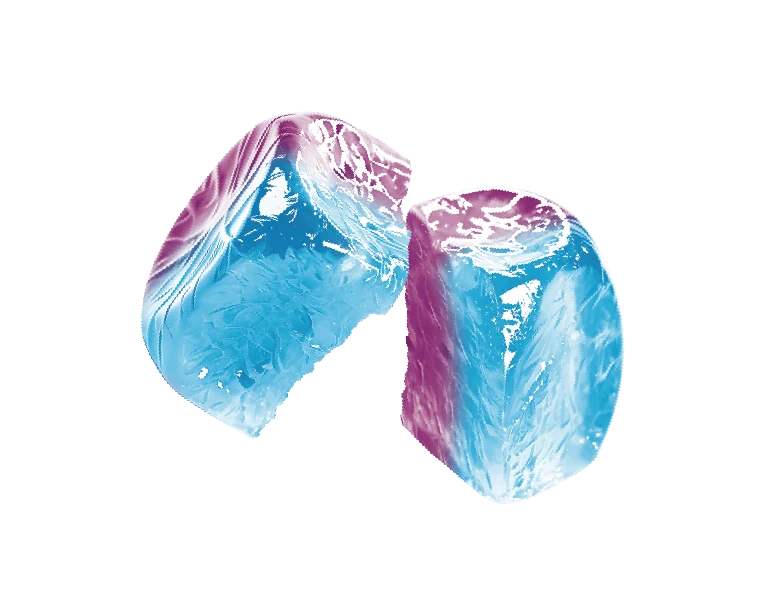 a1 gummy pouches: 3D ice-sealed, peelable and crispy dual-color formats